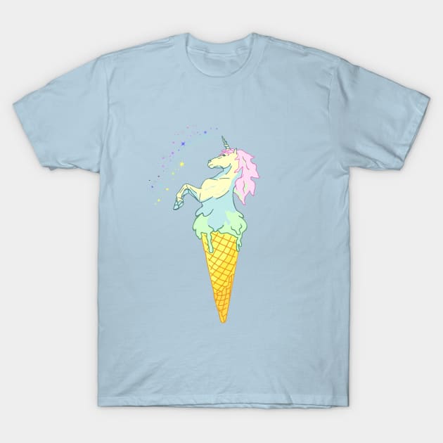 unicorn ice cream T-Shirt by FandomizedRose